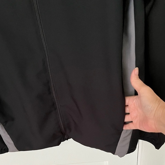 Nike Dri-Fit Track Jacket Men's Size M Black Grey Athletic Sports Athleisure - Picture 4 of 13